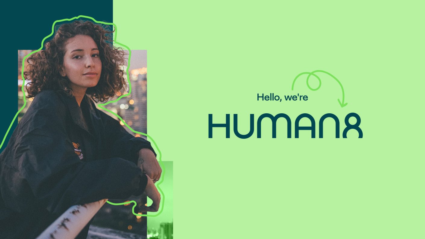 A graphic introducing Human8