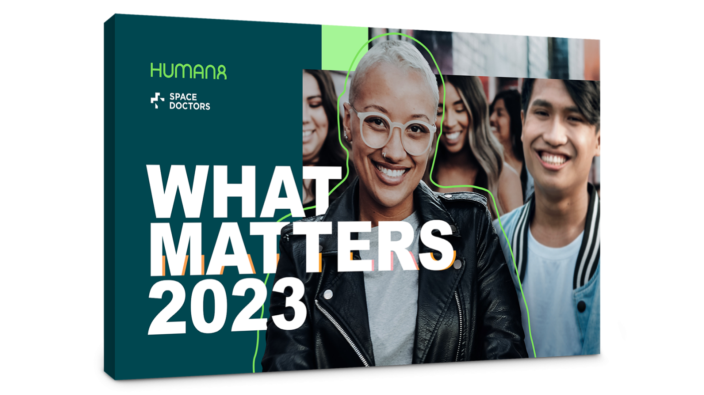 The cover of the 2023 What Matters Trend Report