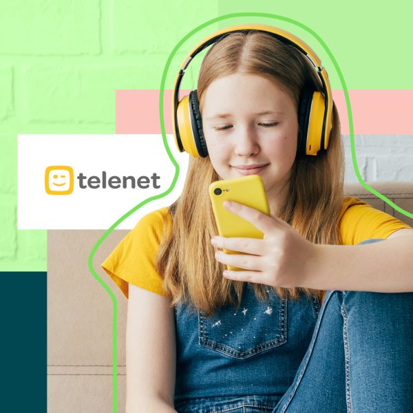 Gen Z girl watching and consuming content on smartphone