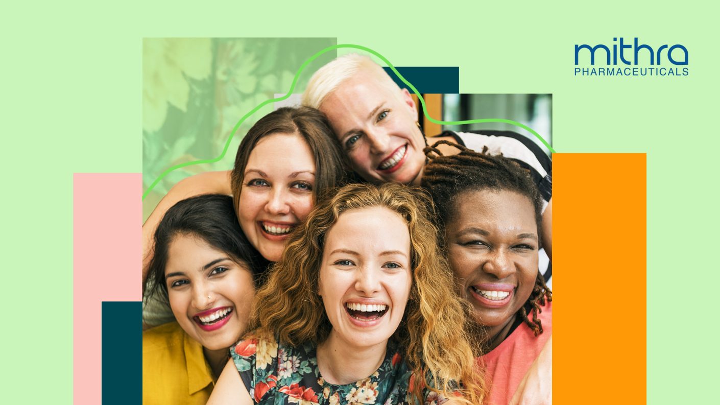 Group of smiling women