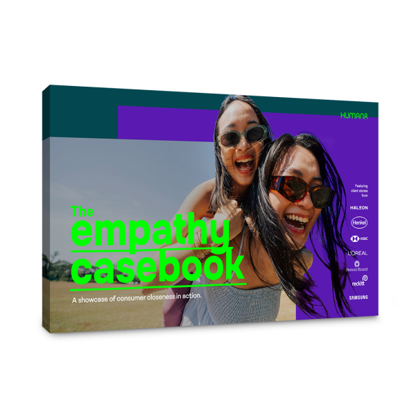Empathy casebook cover with brand logos