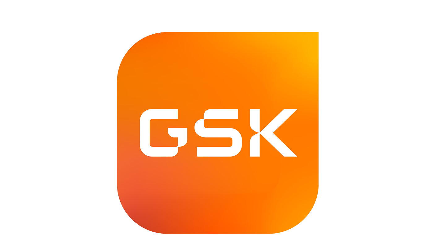 Orange GSK logo