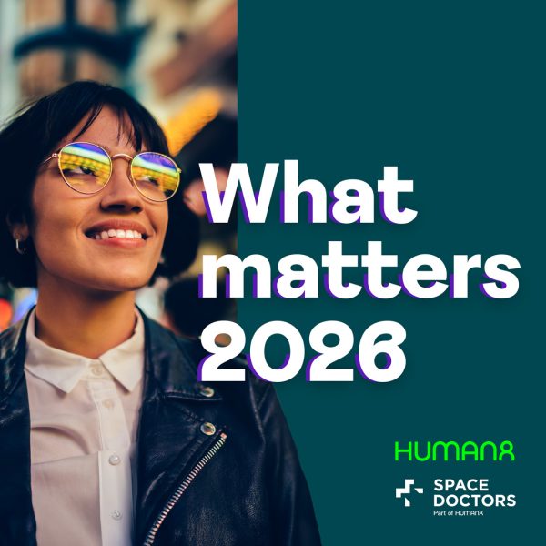 What Matters 2026 cover image of a woman with reflective sunglasses on