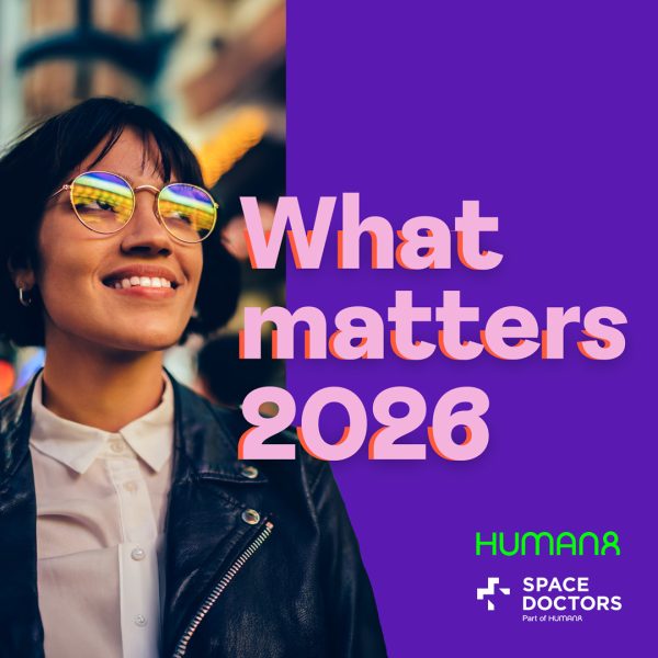 What Matters 2026 cover image of a woman with reflective sunglasses on