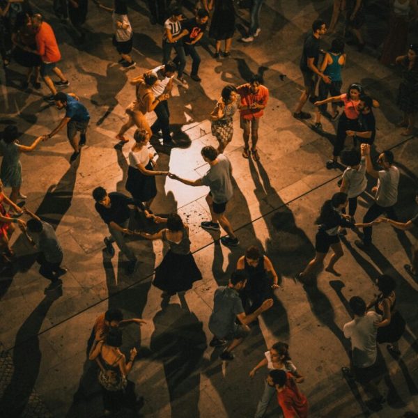 An image of a group of people dancing